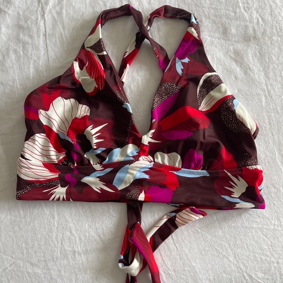 Athleta Plunge Bikini Top XL D/DD - Picture 2 of 5